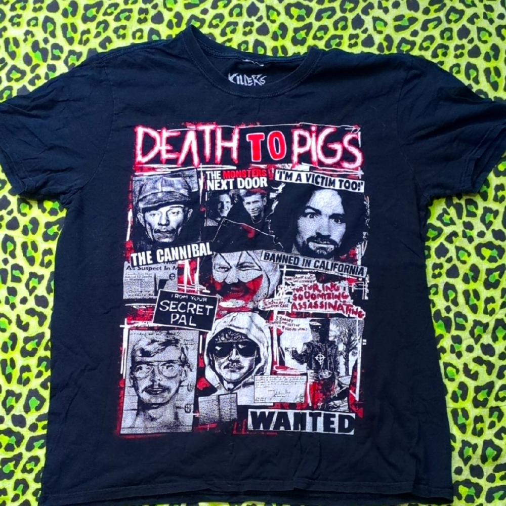 Serial Killer Death To Pigs Tee